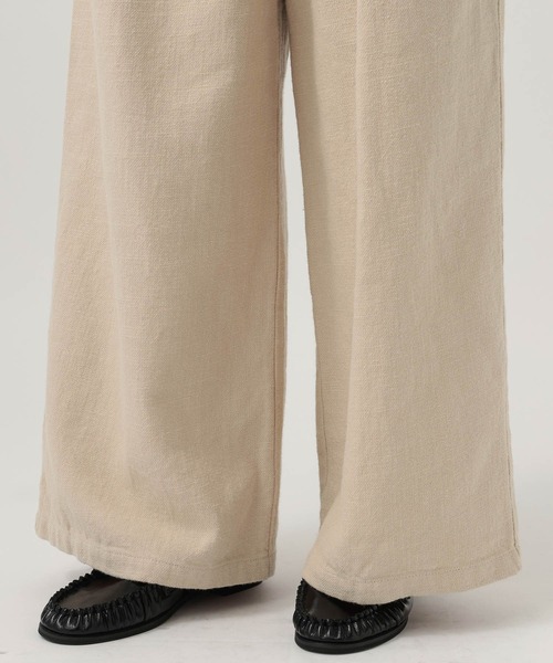 BAYFLOW（ベイフロー）の「[セットアップ着用可能]リネンパンツ（その他パンツ・レディース・ライトベージュ/ブラック・MEDIUM/SMALL）」の12枚目の写真