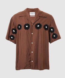 NOMA t.d.（ノーマティーディー）の「Flower Embroidery Open Collar SS Shirt（シャツ/ブラウス）」