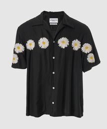 NOMA t.d.（ノーマティーディー）の「Flower Embroidery Open Collar SS Shirt（シャツ/ブラウス）」