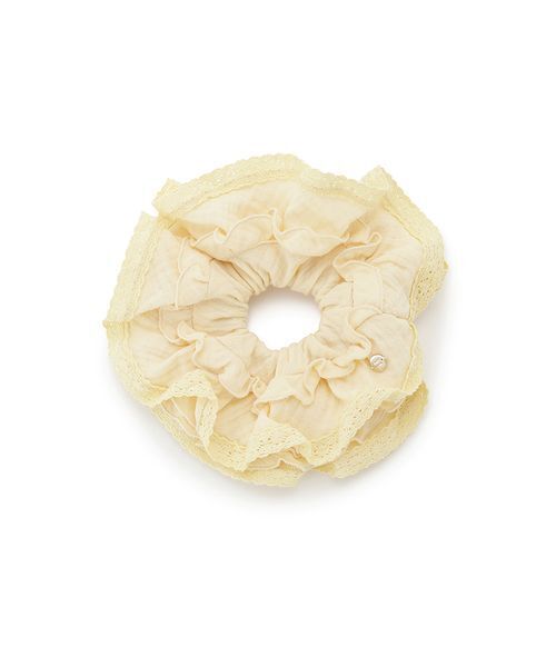 SNIDEL HOME（スナイデルホーム）の「コットンガーゼボリュームシュシュ（シュシュ・レディース・カーキ/ホワイト/イエロー・F）」の10枚目の写真