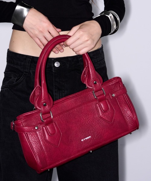 EYEER(イワイイアル)の「◇EYEER◇ブランド直輸入正規品/ER スクエア ショルダー バッグ ER SQUARE SHOULDER BAG(ショルダーバッグ・レディース・レッド/グレー/ブラック・S)」の1枚目の写真