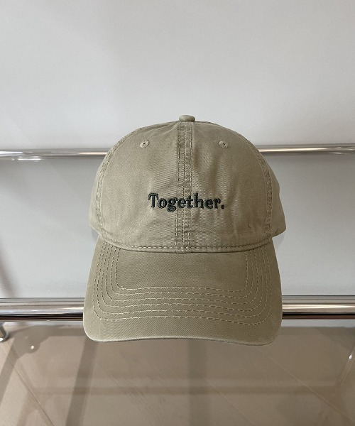 Teem Store（チームストア）の「【Together.】配色レタリング刺繍キャップ（キャップ・レディース・ネイビー/ベージュ/チャコール/ピンク/ブラック/ワイン・F）」の20枚目の写真