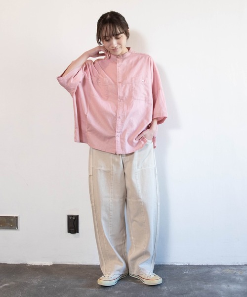 URCH RNA(アーチ アールエヌエー)の「R4465 ブロックパンツ(デニムパンツ・レディース・オフホワイト/インディゴブルー/ライトインディゴブルー・FREE)」の17枚目の写真