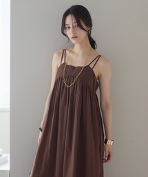 【India Fabric】インドコットンキャミワンピース