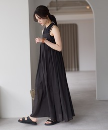 【India Fabric】インドコットンキャミワンピース