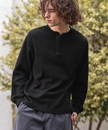 CAMBIO（カンビオ）の「mlt5637- ヘンリーネックワッフルロンT(HLCM0261)（Tシャツ/カットソー）」