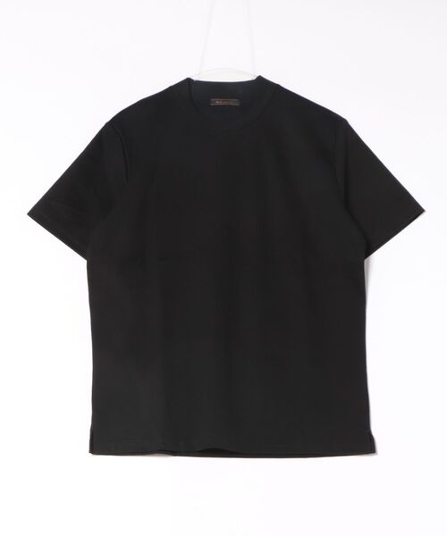 m.f.editorial(エムエフエディトリアル)の「Tシャツ メンズ 半袖 ストレッチ 接触冷感 抗菌防臭 UV 綿 コットン 無地 シルケット スムス スロープネック ドレスT(Tシャツ/カットソー・メンズ・ブラック/ネイビー/ホワイト/ライトグレー・MEDIUM/LARGE/X-LARGE)」の22枚目の写真