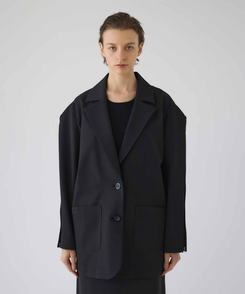 RIM.ARK（リムアーク）の「Open sleeve tailored JK（その他アウター・レディース・ライトグリーン/ブラック・FREE）」の5枚目の写真