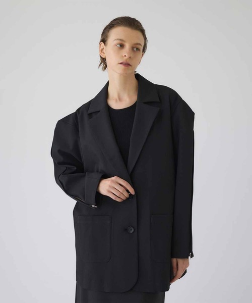 RIM.ARK（リムアーク）の「Open sleeve tailored JK（その他アウター・レディース・ライトグリーン/ブラック・FREE）」の6枚目の写真