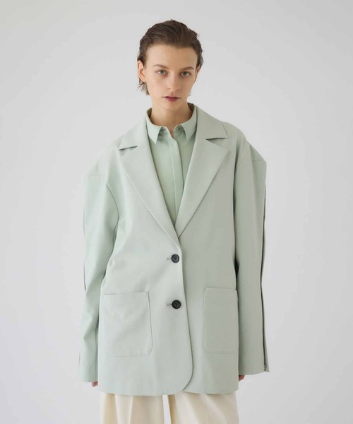 RIM.ARK（リムアーク）の「Open sleeve tailored JK（その他アウター・レディース・ライトグリーン/ブラック・FREE）」の13枚目の写真