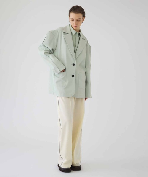RIM.ARK（リムアーク）の「Open sleeve tailored JK（その他アウター・レディース・ライトグリーン/ブラック・FREE）」の18枚目の写真