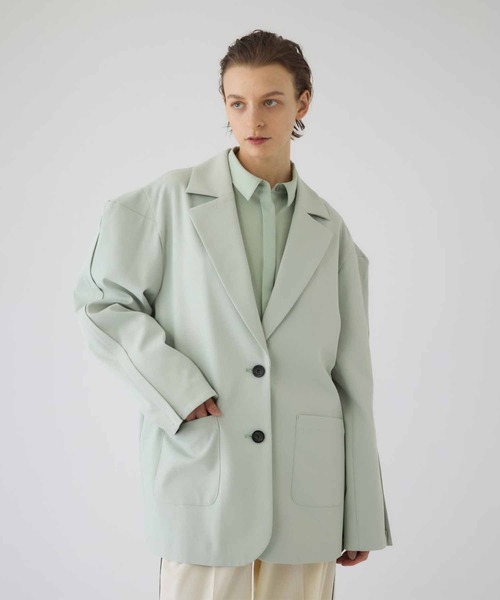 RIM.ARK（リムアーク）の「Open sleeve tailored JK（その他アウター・レディース・ライトグリーン/ブラック・FREE）」の21枚目の写真