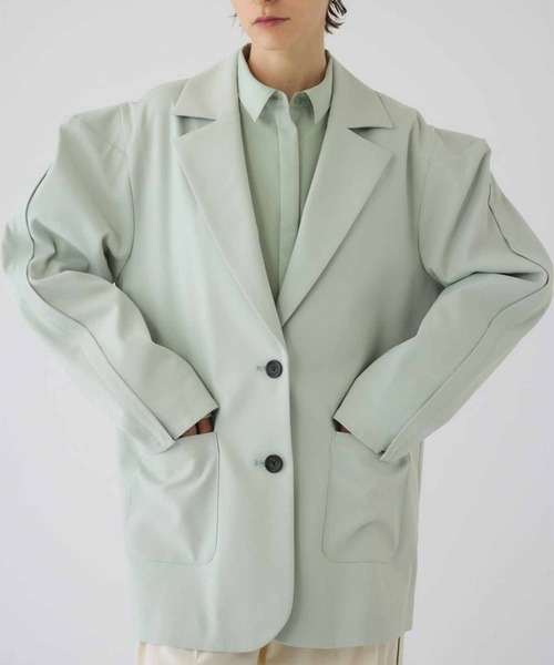RIM.ARK（リムアーク）の「Open sleeve tailored JK（その他アウター・レディース・ライトグリーン/ブラック・FREE）」の22枚目の写真