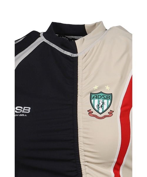 ANDERSSON BELL(アンダースンベル)の「HYBRID CUT SOCCER JERSEY(Tシャツ/カットソー・レディース・ブラック・SMALL)」の3枚目の写真