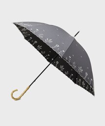 index | 【晴雨兼用】バンブーハンドルフラワー刺繍長傘(長傘)