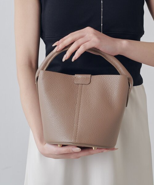 Lui's（ルイス）の「MILLELA FIRENZE ハンドバッグ（ハンドバッグ・レディース・ブラック/グレイッシュベージュ・FREE）」の11枚目の写真