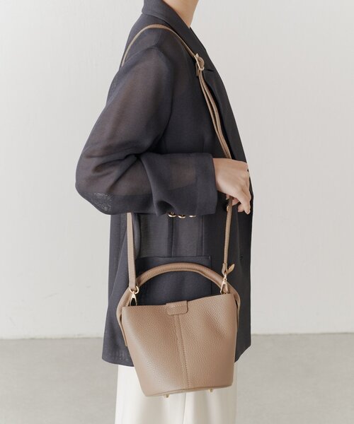 Lui's（ルイス）の「MILLELA FIRENZE ハンドバッグ（ハンドバッグ・レディース・ブラック/グレイッシュベージュ・FREE）」の10枚目の写真