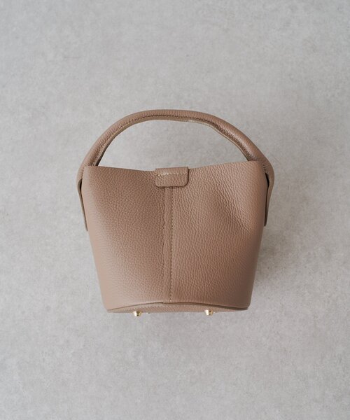 Lui's（ルイス）の「MILLELA FIRENZE ハンドバッグ（ハンドバッグ・レディース・ブラック/グレイッシュベージュ・FREE）」の4枚目の写真