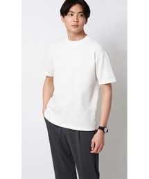 AOYAMA（アオヤマ）の「ゼロプレッシャーワッフルTシャツ【半袖】（Tシャツ/カットソー）」