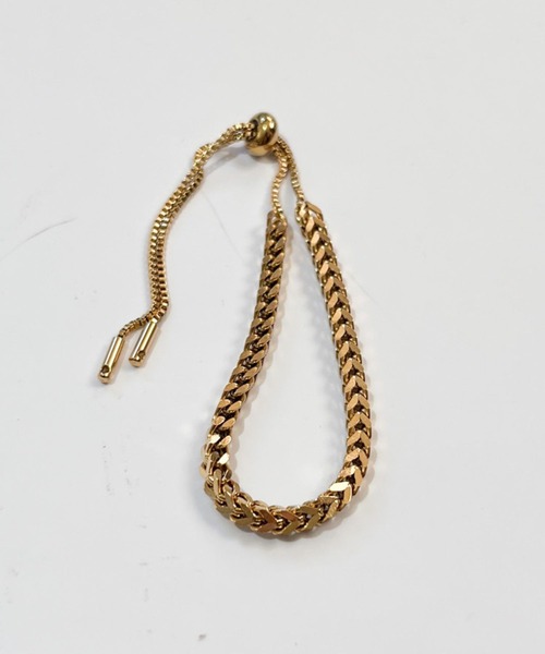 yu-ka（ユーカ）の「YU-KA:スライドチェーンブレスレットslide chain bracelet（ブレスレット・メンズ・ゴールド・FREE）」の3枚目の写真