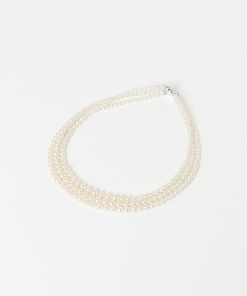 decor『デコール』　3STANDPEARLNECKLACE