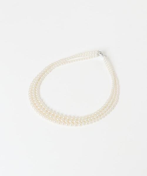 URBAN RESEARCH(アーバンリサーチ)の「decor『デコール』 3STANDPEARLNECKLACE(ネックレス・レディース・ホワイト系その他・ONE)」の10枚目の写真