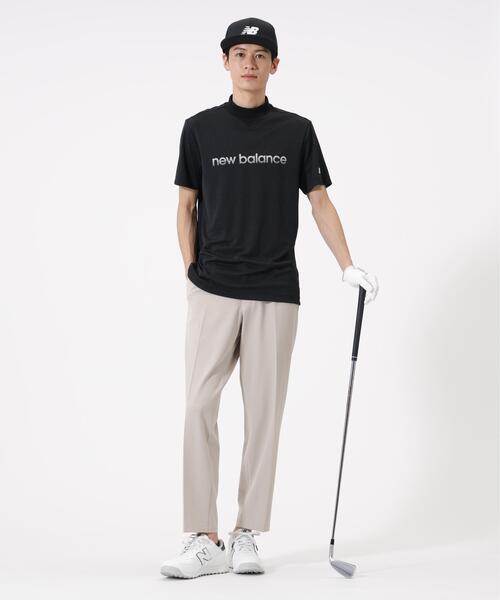 New Balance Golf(ニューバランスゴルフ)の「リフレクトロゴボーダー柄 ショートスリーブ モックネック プルオーバー (MENS)(Tシャツ/カットソー・メンズ・カーキ/ブラック/グレー系その他4・MEDIUM/X-LARGE/LARGE/XX-LARGE)」の4枚目の写真