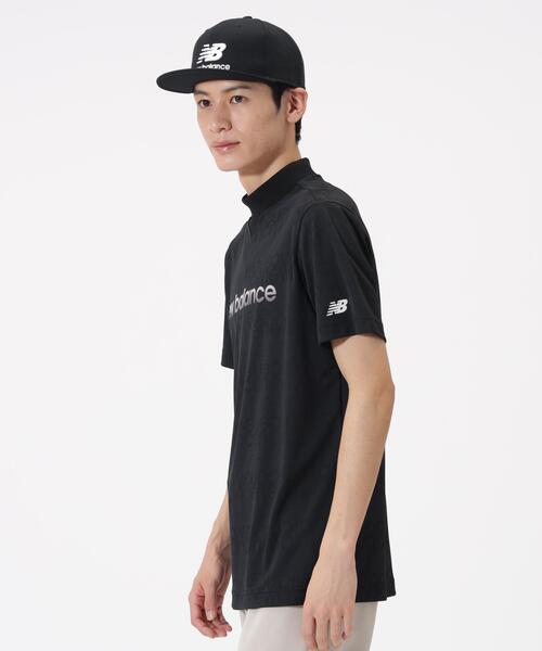 New Balance Golf(ニューバランスゴルフ)の「リフレクトロゴボーダー柄 ショートスリーブ モックネック プルオーバー (MENS)(Tシャツ/カットソー・メンズ・カーキ/ブラック/グレー系その他4・MEDIUM/X-LARGE/LARGE/XX-LARGE)」の6枚目の写真