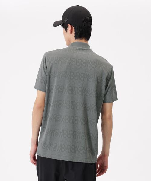 New Balance Golf(ニューバランスゴルフ)の「リフレクトロゴボーダー柄 ショートスリーブ モックネック プルオーバー (MENS)(Tシャツ/カットソー・メンズ・カーキ/ブラック/グレー系その他4・MEDIUM/X-LARGE/LARGE/XX-LARGE)」の16枚目の写真