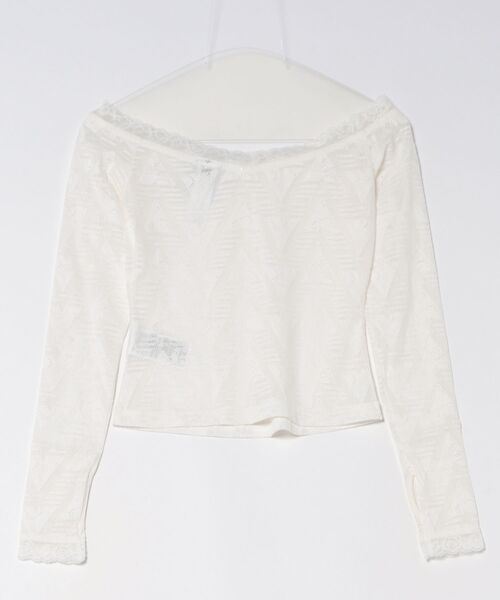  ディダス W LACE BARDOT ロングスリーブ　トップス セール】ADIDAS アディダス W LACE BARDOT LS ロングスリーブ KE3458