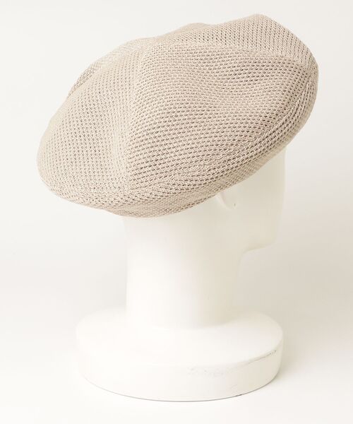 Nine Tailor(ナインテイラー)の「【Nine Tailor】 Gardenia Beret(ハンチング/ベレー帽・メンズ・ベージュ/ブラック・FREE)」の3枚目の写真