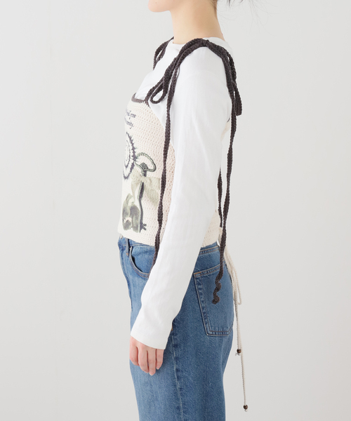 Oriens JOURNAL STANDARD(オリエンス ジャーナルスタンダード)の「【HOLECO/ホレコ】 Printed Knit Top(キャミソール・レディース・その他・FREE)」の8枚目の写真