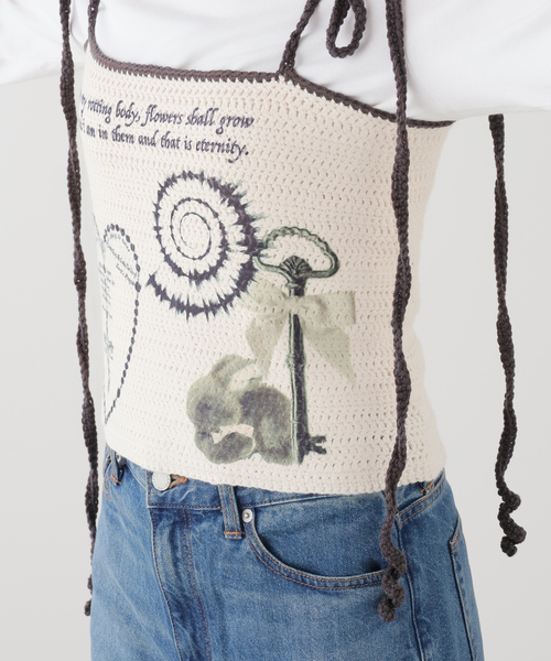 Oriens JOURNAL STANDARD(オリエンス ジャーナルスタンダード)の「【HOLECO/ホレコ】 Printed Knit Top(キャミソール・レディース・その他・FREE)」の4枚目の写真