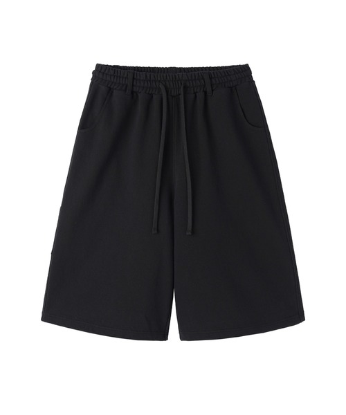 OY(オーワイ)の「『OY/オーワイ』CROSS PATCH SWEAT SHORTS/クロスパッチショートパンツ(スウェットパンツ・メンズ・ブラック/グレー・M/L)」の11枚目の写真