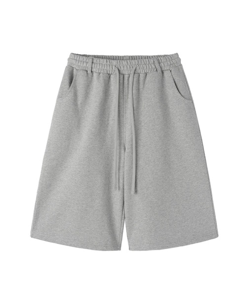 OY(オーワイ)の「『OY/オーワイ』CROSS PATCH SWEAT SHORTS/クロスパッチショートパンツ(スウェットパンツ・メンズ・ブラック/グレー・M/L)」の13枚目の写真