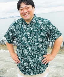 シャツ 半袖 メンズ 大きいサイズ FAT ANIMALS マリン&クジラ レギュラー B&T CLUB (ビーアンドティークラブ)