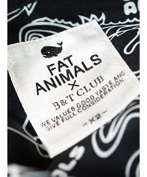 B&T CLUB(ビーティークラブ)の「シャツ 半袖 メンズ 大きいサイズ FAT ANIMALS マリン&クジラ レギュラー B&T CLUB (ビーアンドティークラブ)(シャツ/ブラウス・メンズ・ダークグリーン/ネイビー・X1(3L~4L)/X3(6L~7L)/X2(4L~5L))」の14枚目の写真