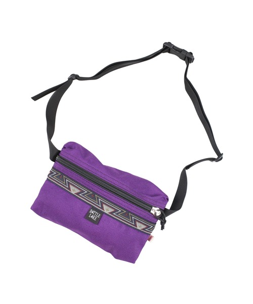 BATTLE LAKE（バトルレイク）の「【T18】【BATTLE LAKE/バトルレイク】RAINBOW FANNY PACK（ショルダーバッグ・メンズ・ブラック/オリーブ/タン/グリーン/ピンク/ブルー/パープル/マルーン/オレンジ・FREE）」の6枚目の写真