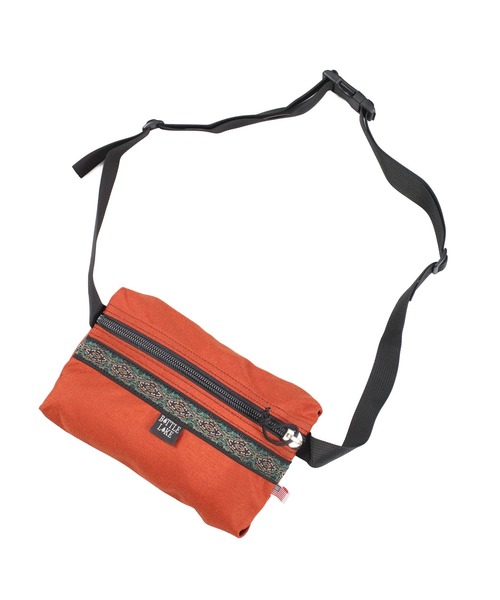 BATTLE LAKE（バトルレイク）の「【T18】【BATTLE LAKE/バトルレイク】RAINBOW FANNY PACK（ショルダーバッグ・メンズ・ブラック/オリーブ/タン/グリーン/ピンク/ブルー/パープル/マルーン/オレンジ・FREE）」の9枚目の写真