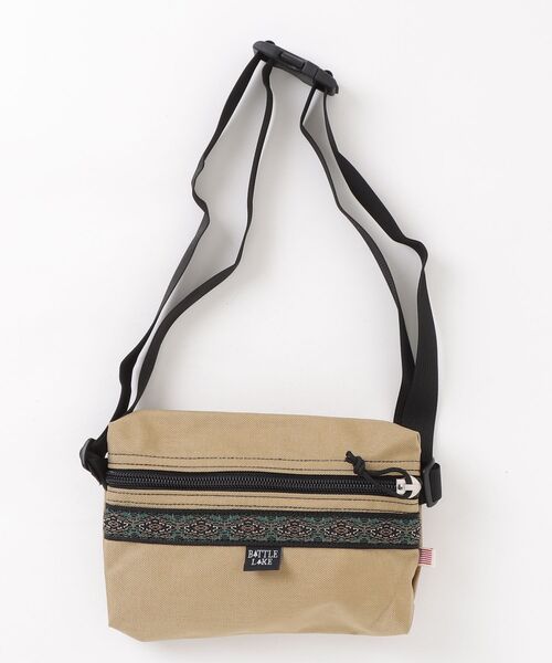 BATTLE LAKE（バトルレイク）の「【T18】【BATTLE LAKE/バトルレイク】RAINBOW FANNY PACK（ショルダーバッグ・メンズ・ブラック/オリーブ/タン/グリーン/ピンク/ブルー/パープル/マルーン/オレンジ・FREE）」の18枚目の写真
