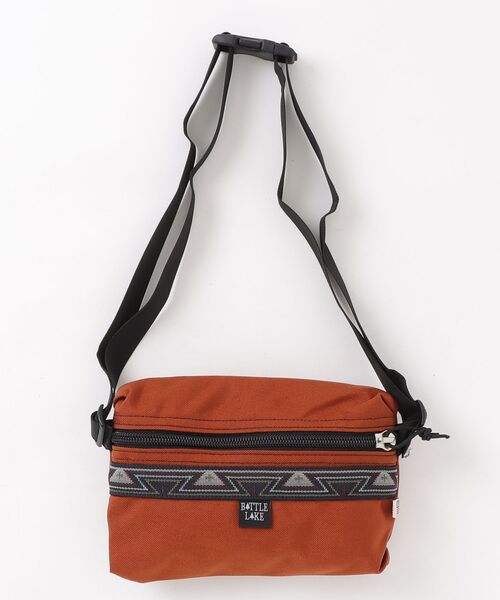 BATTLE LAKE（バトルレイク）の「【T18】【BATTLE LAKE/バトルレイク】RAINBOW FANNY PACK（ショルダーバッグ・メンズ・ブラック/オリーブ/タン/グリーン/ピンク/ブルー/パープル/マルーン/オレンジ・FREE）」の14枚目の写真