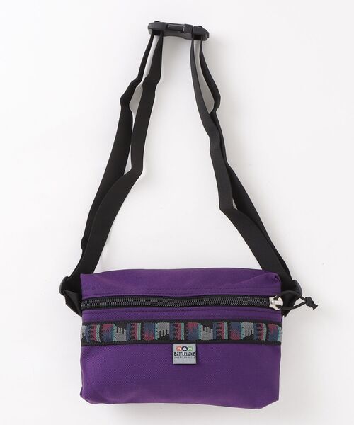 BATTLE LAKE（バトルレイク）の「【T18】【BATTLE LAKE/バトルレイク】RAINBOW FANNY PACK（ショルダーバッグ・メンズ・ブラック/オリーブ/タン/グリーン/ピンク/ブルー/パープル/マルーン/オレンジ・FREE）」の15枚目の写真