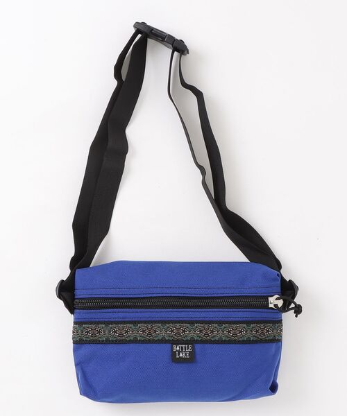 BATTLE LAKE（バトルレイク）の「【T18】【BATTLE LAKE/バトルレイク】RAINBOW FANNY PACK（ショルダーバッグ・メンズ・ブラック/オリーブ/タン/グリーン/ピンク/ブルー/パープル/マルーン/オレンジ・FREE）」の16枚目の写真