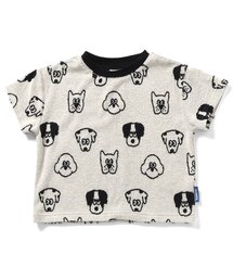 BREEZE（ブリーズ）の「【リンク】総柄パイル半袖Tシャツ(セットアップ可)（Tシャツ/カットソー）」