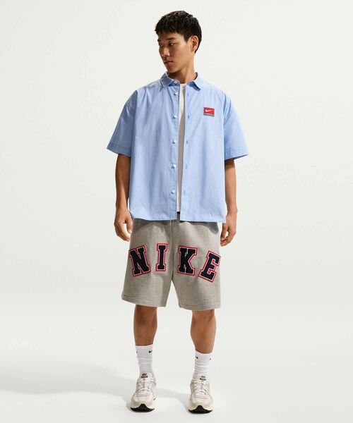 NIKE(ナイキ)の「ナイキ ライフ メンズ ショートスリーブ ボタンダウン トップス / Nike Life Men's Short-Sleeve Button-Down Top IF0927-427 Pacific Blue(シャツ/ブラウス・メンズ・スカイブルー・S/XL/L/M/2XL)」の4枚目の写真