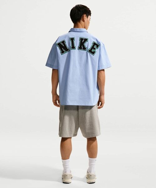 ナイキ ライフ メンズ ショートスリーブ ボタンダウン トップス / Nike