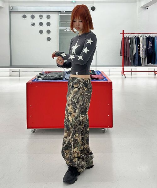 EXTRAORDINARY(エクストラオーディナリー)の「W STARLIGHT LS TEE CHARCOAL(Tシャツ/カットソー・レディース・その他・F)」の7枚目の写真
