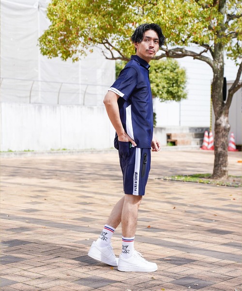 LUXE/R GOLF（ラグジュ ゴルフ）の「(RM)【LUXE/R GOLF】ストレッチ スムース ロゴ ポロシャツ（ポロシャツ・メンズ・ネイビー/チャコールグレー/ブラック/ホワイト・X-LARGE/LARGE/MEDIUM）」の13枚目の写真