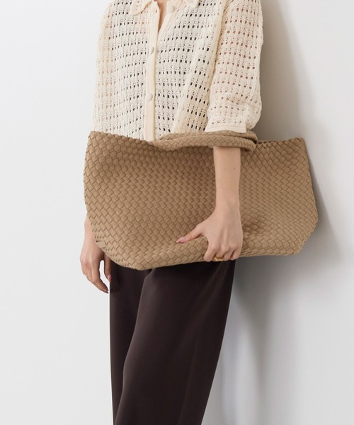 NAGHEDI(ナゲディ)の「【NAGHEDI】トートバッグ-St Barths Medium Tote(ショルダーバッグ・レディース・キャメル・M)」の8枚目の写真