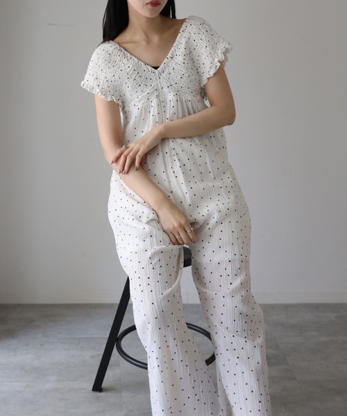 model：164cm. 着用サイズ：FREE